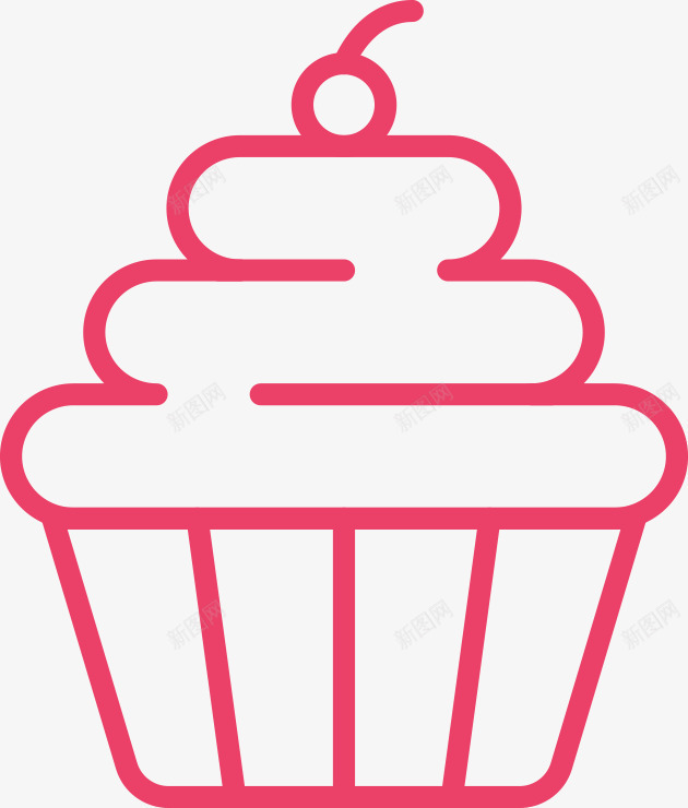 粉色手绘的蛋糕糕点png免抠素材_新图网 https://ixintu.com 卡通手绘 水果 粉色 糕点 蛋糕 装饰图 食物