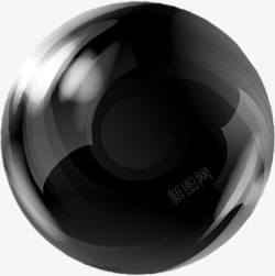 活动海报黑色圆球效果素材