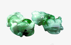 玉石器具翡翠貔貅玉高清图片