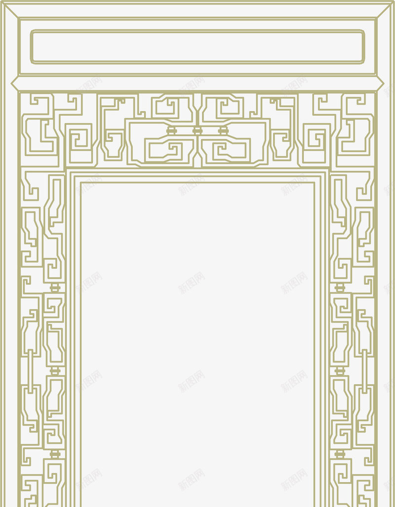 边框装饰复古窗棂矢量图ai免抠素材_新图网 https://ixintu.com 中国风窗棂 中式窗棂 卡通 古代窗棂 古典窗棂 装饰复古窗棂 边条 矢量图