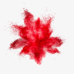 红色粉尘红色粒子效果高清图片