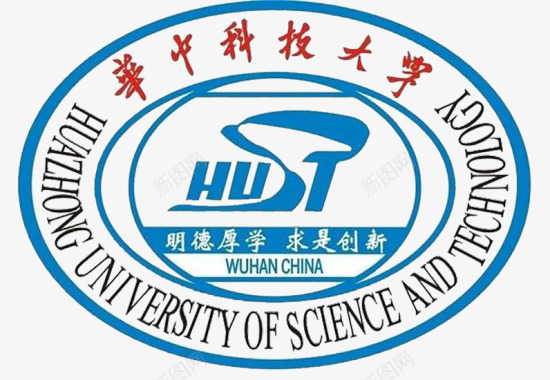 华中科技大学蓝色logo图标图标