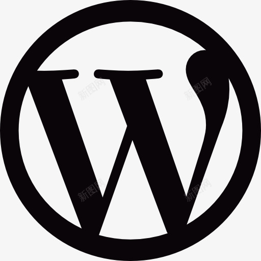 WordPress的标志图标png_新图网 https://ixintu.com WordPress的图标 WordPress网站的创建者 社会