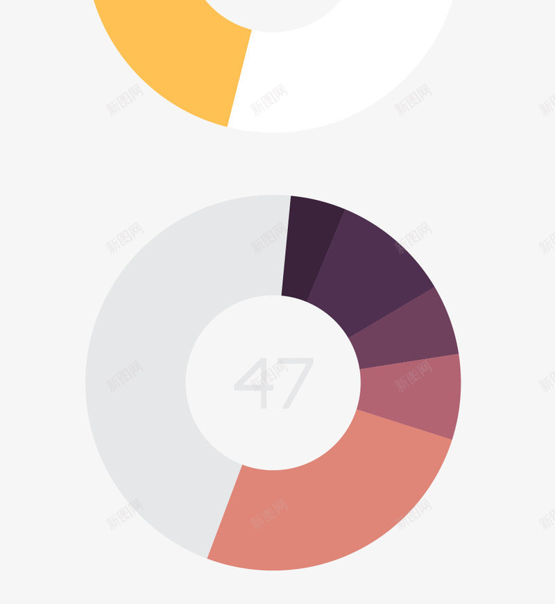 圆形数据图矢量图eps免抠素材_新图网 https://ixintu.com PPT图 商务 圆形图 圆形数据图 数据图 矢量图