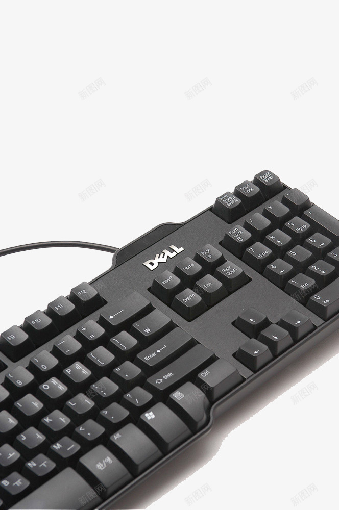 电脑配件键盘png免抠素材_新图网 https://ixintu.com 品牌 戴尔 有线键盘 电脑配件 键盘 黑色键盘