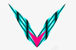 V字素材