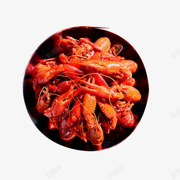 清蒸小龙虾png免抠素材_新图网 https://ixintu.com 产品实物 海鲜 红色