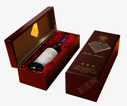 高档酒盒红酒礼品高清图片
