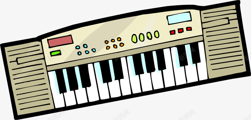 电子琴玩具png免抠素材_新图网 https://ixintu.com 卡通 玩具 电子琴 精选商品