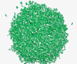 绿色塑料颗粒元素素材