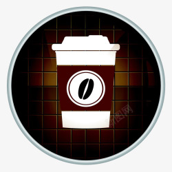打包咖啡杯咖啡杯图标高清图片