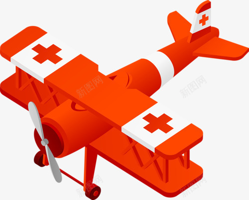 老式飞机png免抠素材_新图网 https://ixintu.com 卡通飞机 航天 飞机模型 飞行器