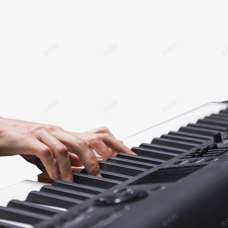 电子琴演奏手势特写png免抠素材_新图网 https://ixintu.com 弹钢琴 弹钢琴的手 手 手势 手指 特写 电子琴 钢琴