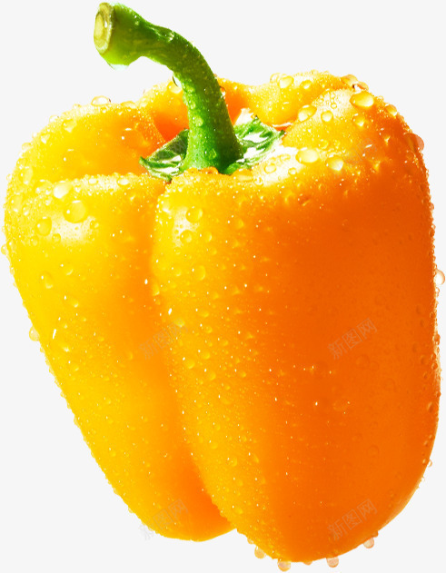 黄色青椒蔬菜png免抠素材_新图网 https://ixintu.com 爱心蔬菜 菜类图片 蔬菜 青椒 黄色