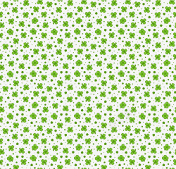 绿色幸福绿色四叶草无缝背景矢量图高清图片