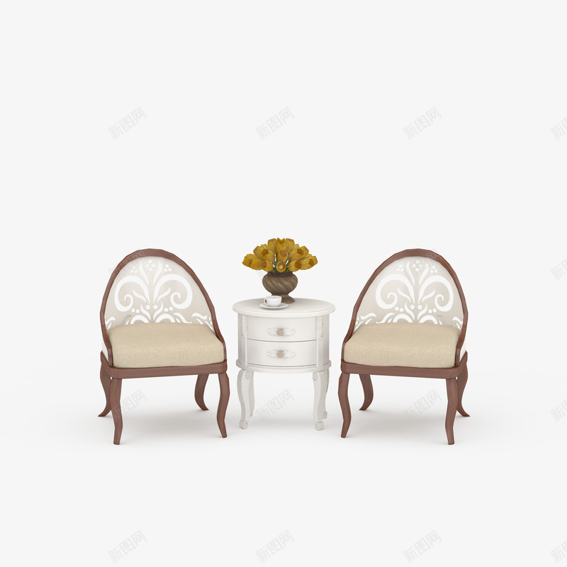 白色花纹咖啡桌椅png免抠素材_新图网 https://ixintu.com 咖啡桌椅 咖啡桌椅子 圆形咖啡桌椅 桌椅 白色咖啡桌椅 白色桌子 白色花纹咖啡桌椅