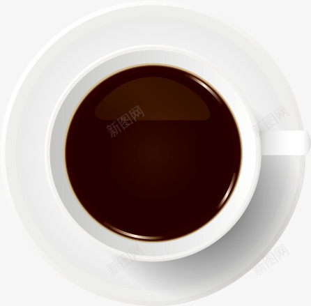 美式咖啡png免抠素材_新图网 https://ixintu.com 咖啡 咖啡杯 碟子 美味 美式咖啡