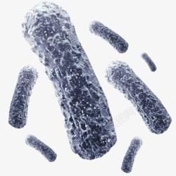 微生物研究黑色医用多个棒杆菌高清图片