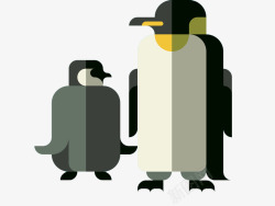 扁平化企鹅素材
