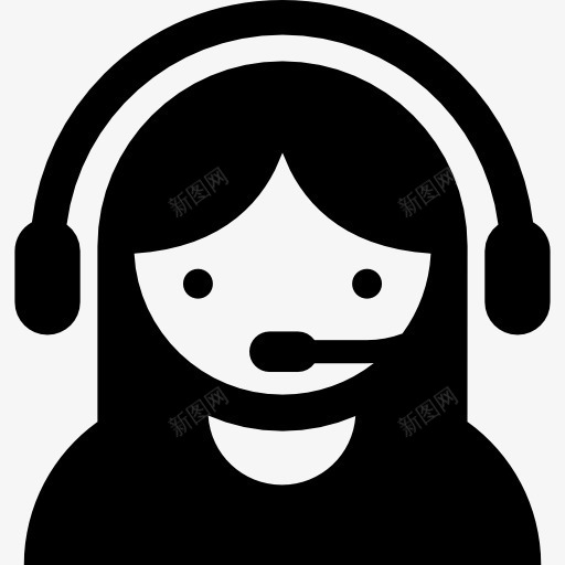 呼叫中心的女人图标png_新图网 https://ixintu.com heaphones 人 女孩 客户服务 帮助 电话 麦克风