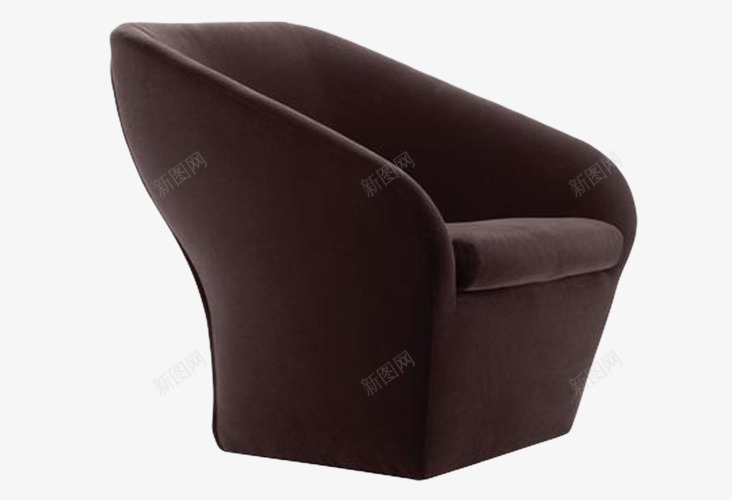 深咖色的沙发png免抠素材_新图网 https://ixintu.com 产品 卧室场景 咖啡色 家具 建模 椅子素材