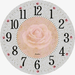 UI时钟设计玫瑰时钟高清图片