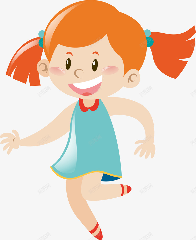 儿童节开心的小女孩png免抠素材_新图网 https://ixintu.com 儿童节 可爱小女孩 开心的小女孩 手舞足蹈 欢乐 活泼小女孩 跳舞