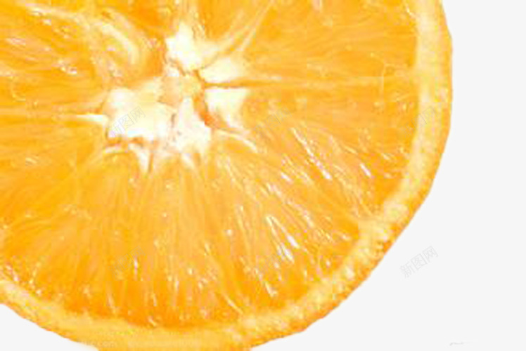 半个橙子png免抠素材_新图网 https://ixintu.com 半个 橘黄色 橙子 浅色