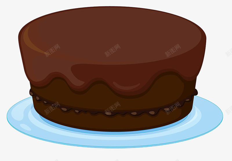 巧克力蛋糕卡通png免抠素材_新图网 https://ixintu.com 巧克力蛋糕 甜食 蛋糕卡通素材 蛋糕手绘 黑森林