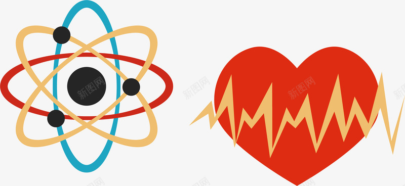 心跳元素png免抠素材_新图网 https://ixintu.com png 元素 医疗 卡通 生物医药 细胞
