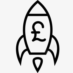 launchingboostup货币资金发射英镑图标高清图片