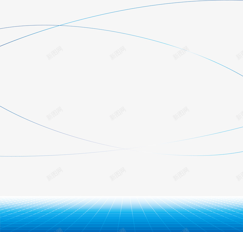 网格曲线背景png免抠素材_新图网 https://ixintu.com 免抠PNG 曲线 科幻 科技 网格 背景 蓝色 边框纹理