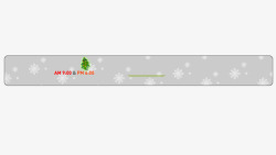 可爱风格圣诞系列网站banner素材