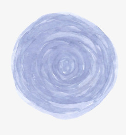 手绘水彩淡雅蓝色水光素材