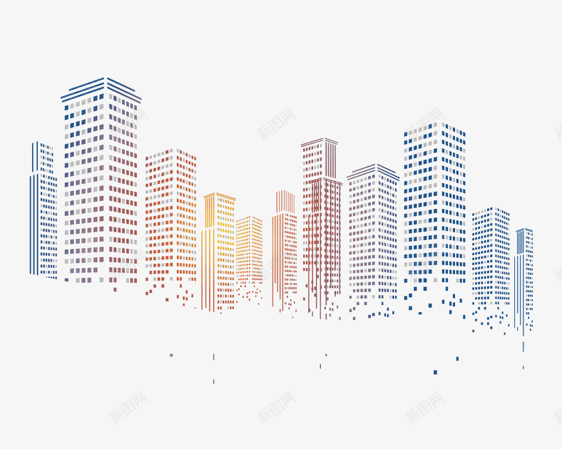 科技城市剪影png免抠素材_新图网 https://ixintu.com png 剪影 城市 科技 虚幻城市