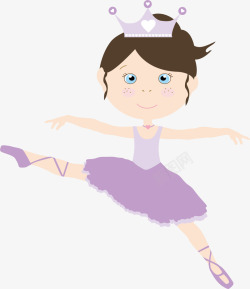 芭蕾小女孩儿童节跳舞的小女孩高清图片