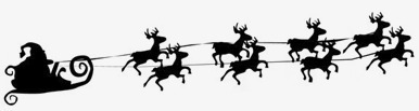 圣诞节马车png免抠素材_新图网 https://ixintu.com 剪影 圣诞图片 圣诞素材 圣诞素材库 圣诞素材库图片 雪车 鹿 黑色