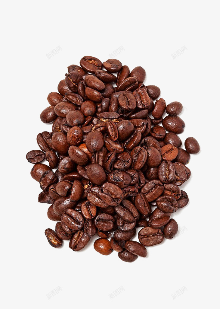 一堆咖啡豆png免抠素材_新图网 https://ixintu.com 可可豆 咖啡 咖啡豆