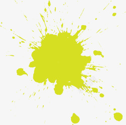 黄绿色涂鸦黄绿色绘画涂料高清图片