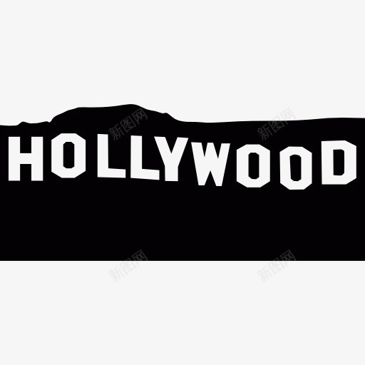 好莱坞标牌图标png_新图网 https://ixintu.com 好莱坞 洛杉矶的名声 电影院 纪念碑 美国