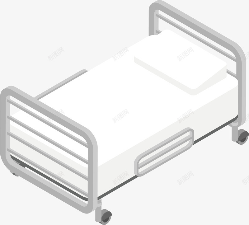 病床元素png免抠素材_新图网 https://ixintu.com png 元素 医疗 卡通 生物医药 病床