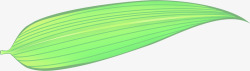 绿色细长竹叶素材