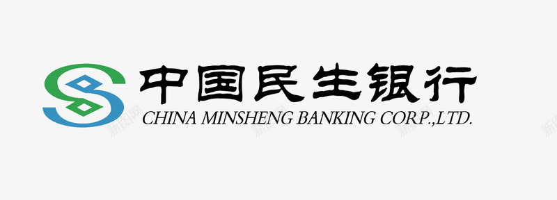 中国民生银行矢量图图标图标