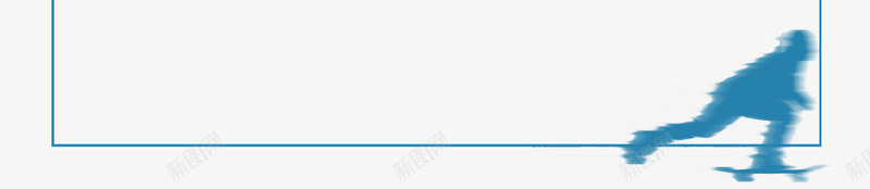蓝色创意轮滑社招新海报边框psd免抠素材_新图网 https://ixintu.com 创意设计 滑板 社团招新 花瓣 蓝色 轮滑社 边框