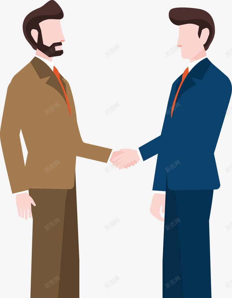 两位男士成功合作握手png免抠素材_新图网 https://ixintu.com ppt元素 两位 合作 成功 握手 男士
