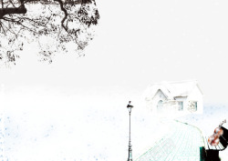 下雪美景下雪天的美景高清图片