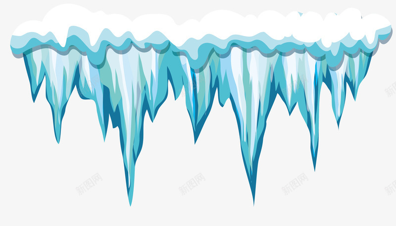 冬天大雪结冰的冰锥矢量图ai免抠素材_新图网 https://ixintu.com 冬天冰锥 冰锥 卡通冰锥 大雪结冰 矢量png 矢量图 结冰 结冰冰锥