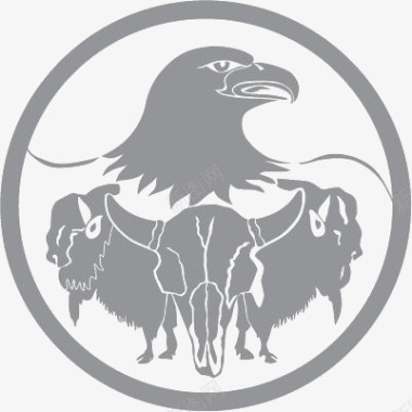 老鹰和公牛logo图标图标