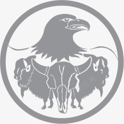 公牛头老鹰和公牛logo图标高清图片