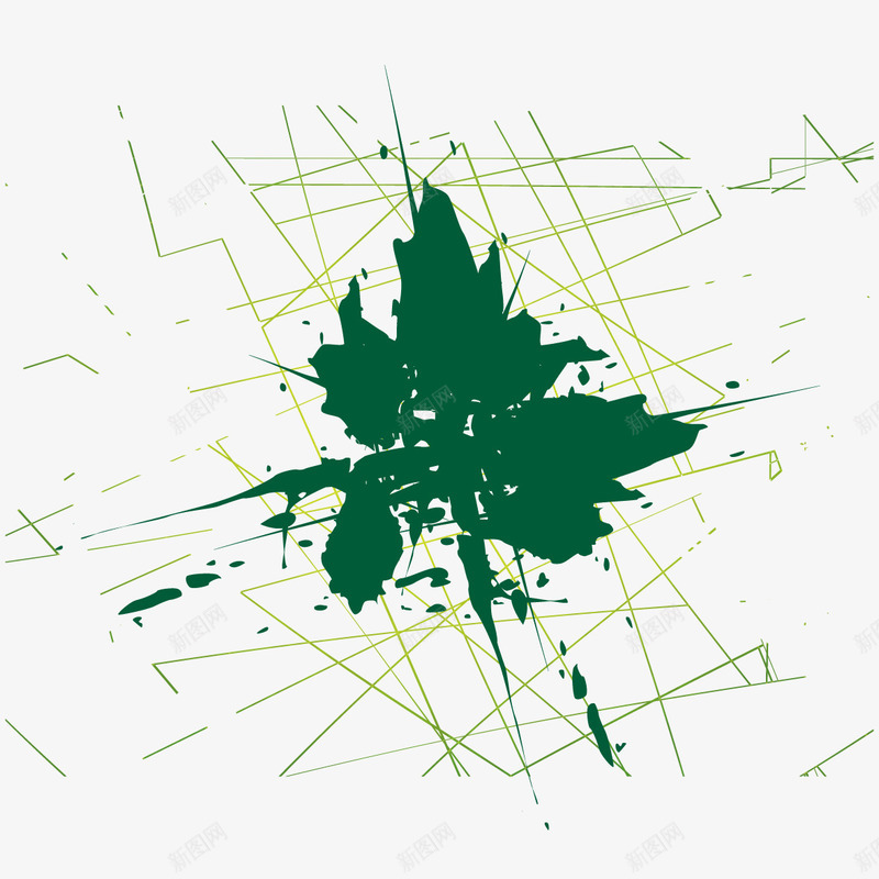 绿色水彩和绿色纹理矢量图ai免抠素材_新图网 https://ixintu.com 水彩 纹理 绿色水彩 矢量图